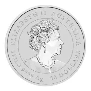 2021 1kg Australian Perth Mint Silver Lunar: Year of the Ox (2)