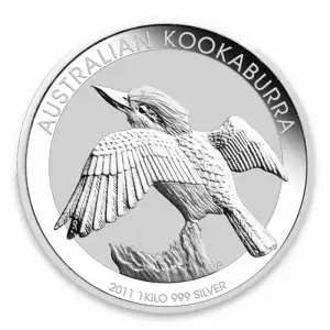 2011 1kg Australian Perth Mint Silver Kookaburra (2)