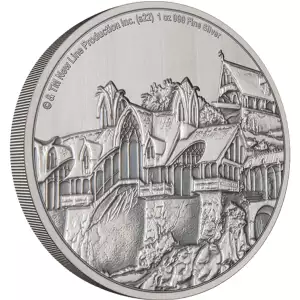 THE LORD OF THE RINGS - 2022 1oz Rivendell Silver Coin (2)