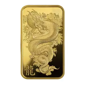 2024 1 oz PAMP Suisse Lunar Legend Azure Dragon Gold Bar (5)