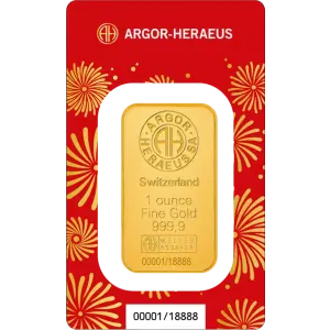 1oz Heraeus Minted Gold Bar - Year of The Horse (2)