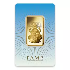 1oz PAMP Gold Bar - Lakshmi