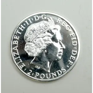 1oz 2014 British Silver Lunar Series: Year of the Horse (2)