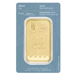 50g Royal Mint Gold Britannia Minted Bar (2)