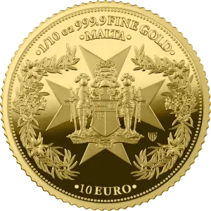 2025 1/10 oz Malta - Golden Eagle - Limited Edition Gold Coin (2)