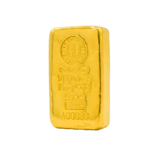 10 oz Gold Argor-Heraeus cast bar (2)