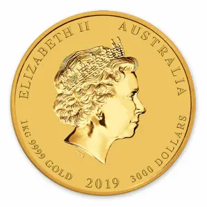 2019 1kg Australian Perth Mint Gold Lunar: Year of the Pig (2)