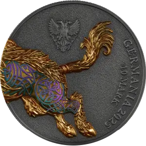 2025 2 oz Germania Beasts - Gullinbursti Ultra Double High Relief Silver Coin (2)