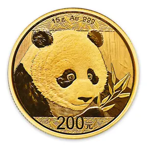 2018 15g Chinese Gold Panda