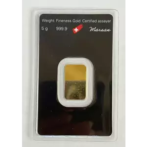 5g Argor-Heraeus Gold Bar 