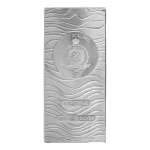 2022 Niue 1oz Silver $2 Star Wars: Mandalorian Beskar Bar (2)