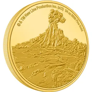 THE LORD OF THE RINGS - 2022 1/4oz Mount Doom Gold Coin (2)