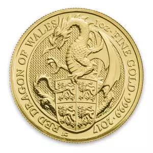 2017 1oz Britain Queen's Beasts: The Dragon