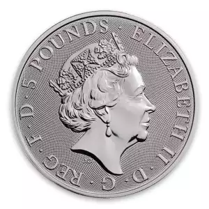 2020 2oz Silver Britain Queen's Beast: The White Horse of Hanover