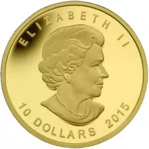 2015 1/4 oz Canadian Gold Polar Bear & Cub (2)