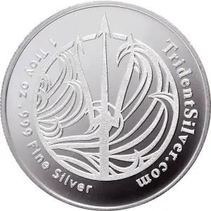 1 oz Trident - Silver Round (2)