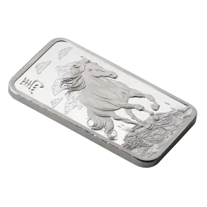 1oz PAMP Silver Bar - Year of The Horse (2)