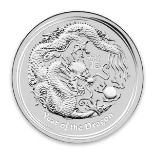 2012 1/2oz Australian Perth Mint Silver Lunar II: Year of the Dragon (2)