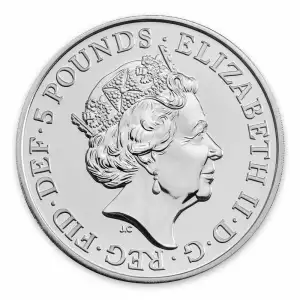 2019 2oz Silver Britain Queen's Beast: The Falcon of the Plantagenets