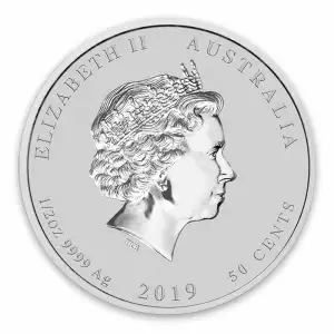 2019 1/2oz Australian Perth Mint Silver Lunar: Year of the Pig (2)