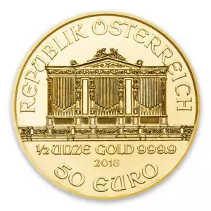 Any Year - 1/2oz Austrian Gold Philharmonic (2)
