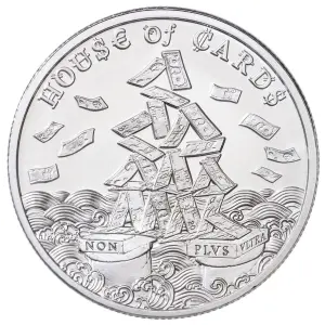 2022 2oz Nuie The Awakening House of Cards Round Silver Coin (2)