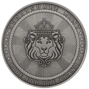 1 oz Cowboy - Buffalo Privy Antique Silver Round (2)