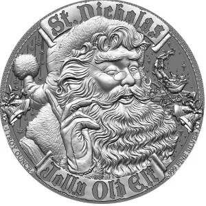 1 oz Silver Round - Santa Clause (2)
