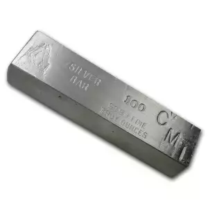 100oz Generic Silver Bar