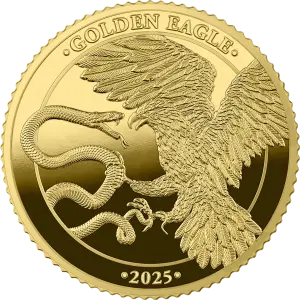 2025 1/10 oz Malta - Golden Eagle - Limited Edition Gold Coin (2)