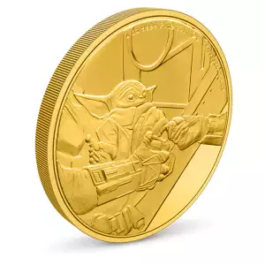 2022 1oz  The mandalorian Classic - Grogu Gold Coin (2)