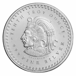 1/10 oz Silver Round - Aztec Calendar (2)