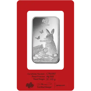 2023 1oz Silver Bar Of The Rabbit (2)