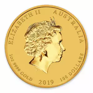 2019 1oz  Australian Perth Mint Gold Lunar Year of the Pig (2)