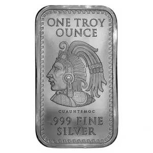 1 oz Aztec Calendar Silver Bar (2)