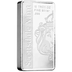 Scottsdale Mint 10 oz Archangel Michael Silver Bar (2)