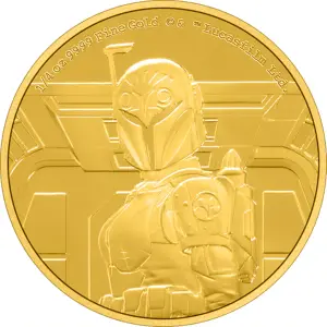 2022 1/4oz The mandalorian Classic -- Bo-Katan Kryze Gold Coin (2)