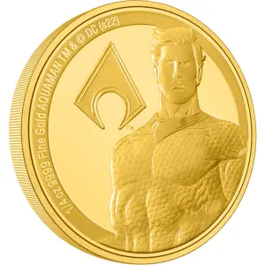 AQUAMAN - 2022 1/4oz Gold Coin (2)
