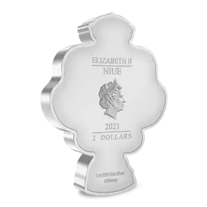 Disney Princess- 2021 1oz Belle Silver Chibi Coin (2)