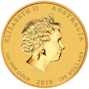 2019 1oz Australian Perth Mint Year of the Boar AU Coin (2)