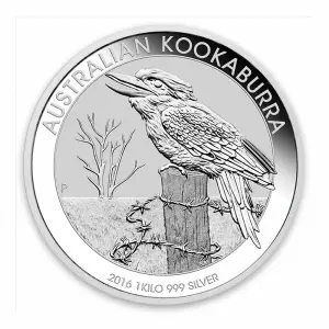 2016 1kg Australian Perth Mint Silver Kookaburra (2)