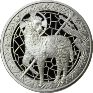 1 oz Silver Round Lamb of God (4)