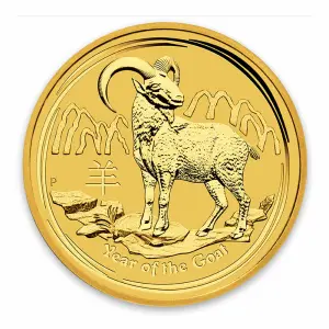 2015 10oz Australian Perth Mint Gold Lunar II: Year of the Goat (2)