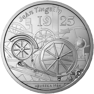 2025 1 oz Jean Tinguely Silver 20 Franc Coin (2)