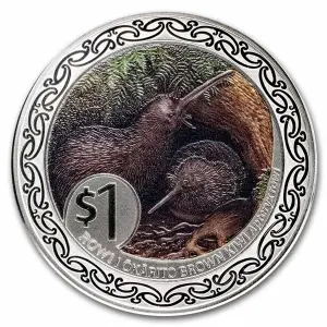 1 oz Silver Proof Rowi Kiwi - 2025 (2)