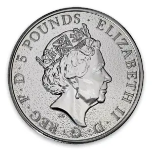 2016 2oz Silver Britain Queen's Beasts: The Lion