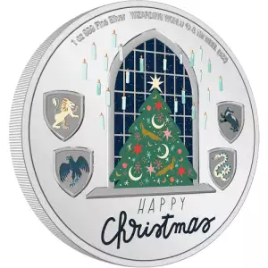 HARRY POTTER - 2022 1oz Seasons greetings Silver Coin (2)