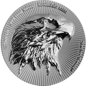 1 oz Eagle Scottsdale Stacker - Silver Round (2)