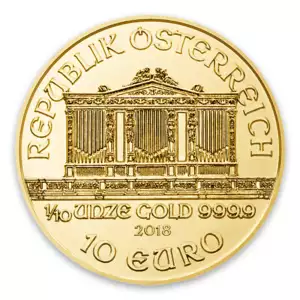 Any Year - 1/10oz Austrian Gold Philharmonic (2)