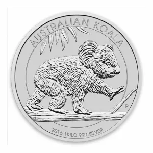 2016 1kg Australian Perth Mint Silver Koala (2)